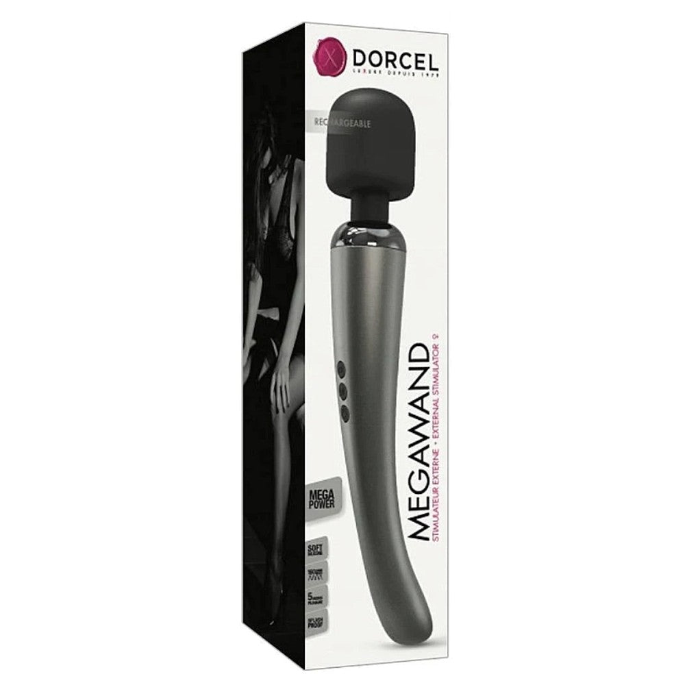 Dorcel Megawand 20 Modlu Ultra Güçlü Masaj Aleti Silver