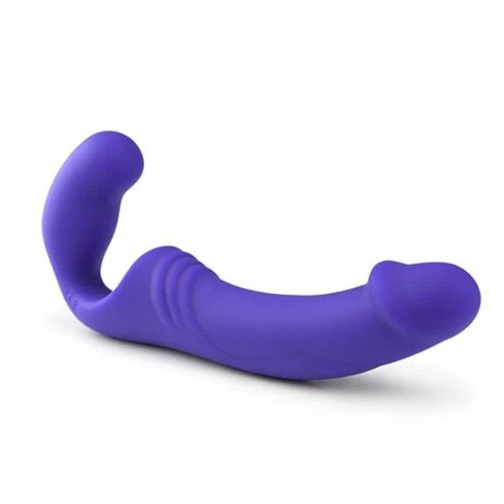 Aphrodisia Double Rider Strapless Strap-on Vibratör Purple