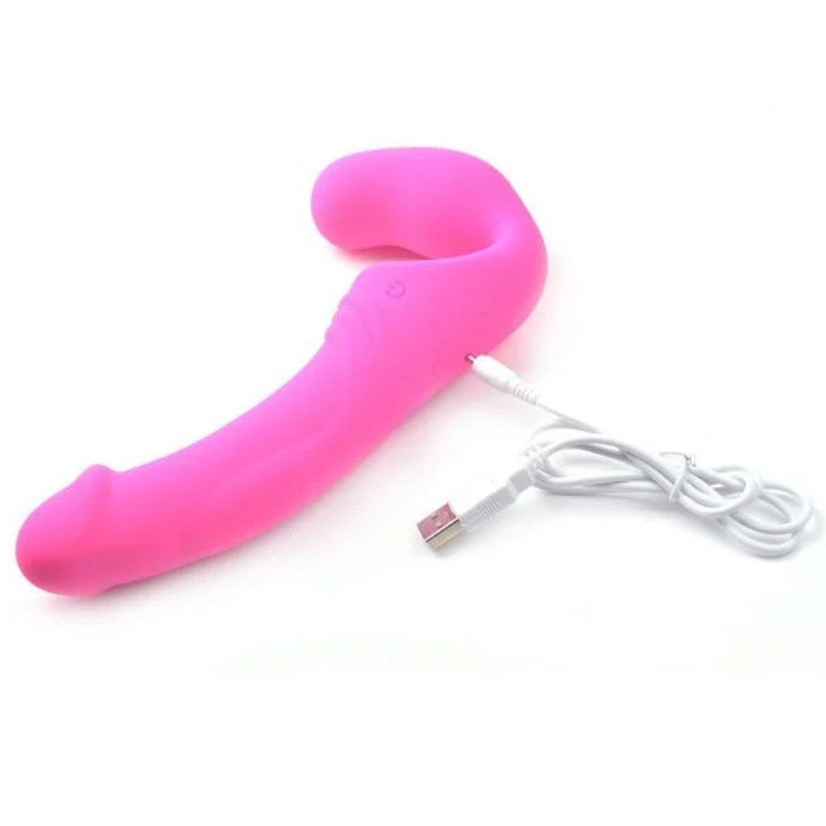 Aphrodisia Double Rider Strapless Strap-on Vibratör Pink