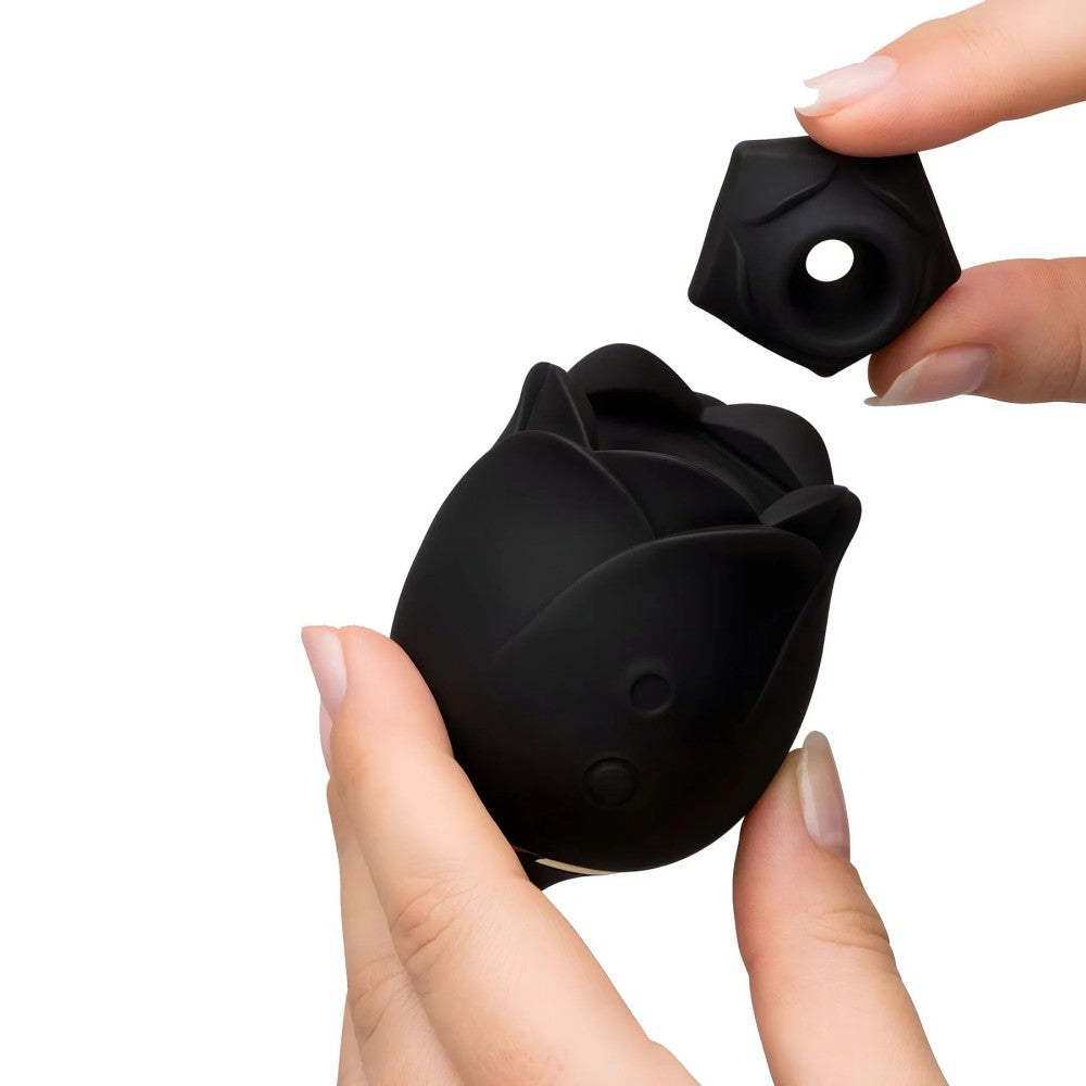 Fifty Shades Dark Blushing Rose Clitoral Suction Egg Vibrator Emiş Güçlü Vibratör