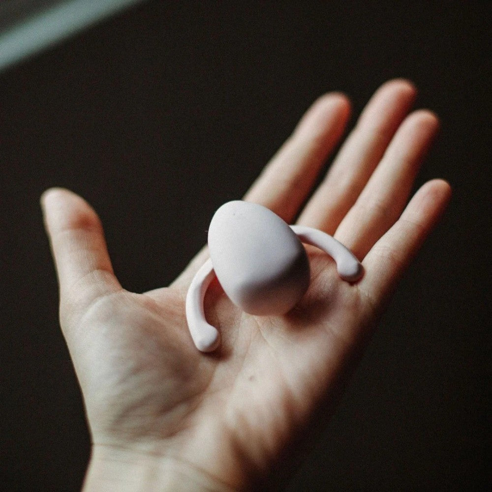 Dame Eva II Hands-Free Couples Vibrator Quartz