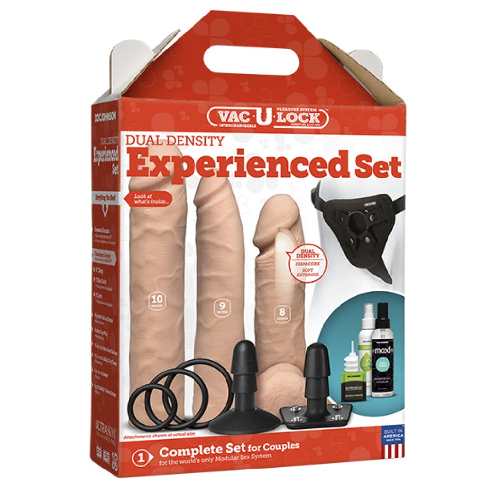 Doc JohnsonVac-U-Lock Dual Density Experienced Realistik Penis Seti