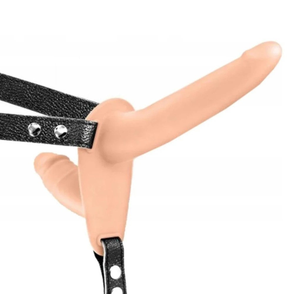 Fetish Fantasy Series Double Penetrix Strap-On Biseksuel Dildo Flesh