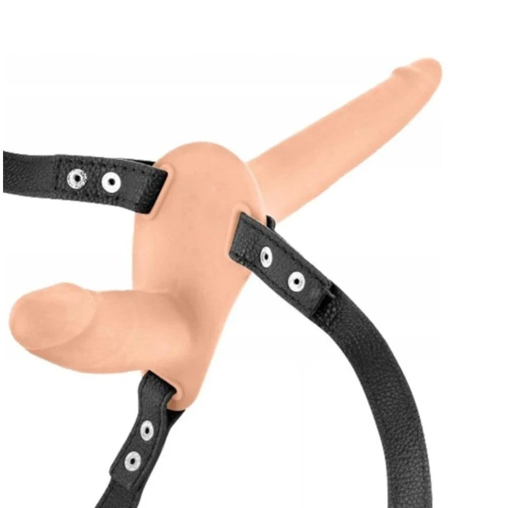 Fetish Fantasy Series Double Penetrix Strap-On Biseksuel Dildo Flesh