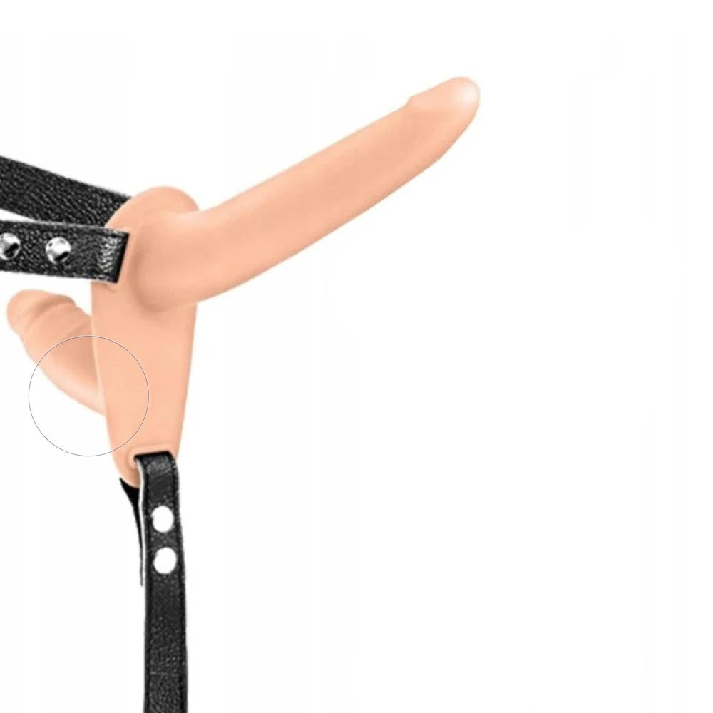 Fetish Fantasy Series Double Penetrix Strap-On Biseksuel Dildo Flesh