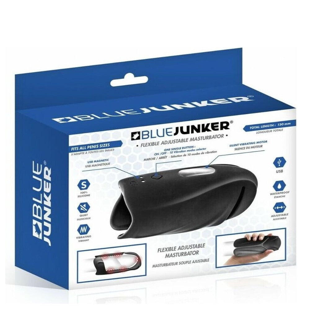 Blue Junker Flexible Adjustable Titreşimli Mastürbatör