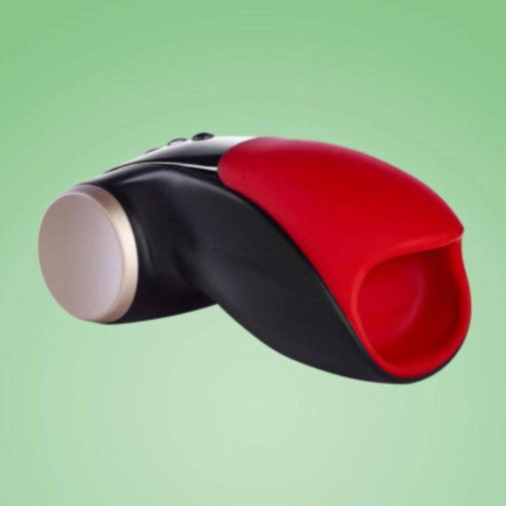 Fun Factory Cobra Libre II Head of Penis Stimulator Zwart Rood Masturbator