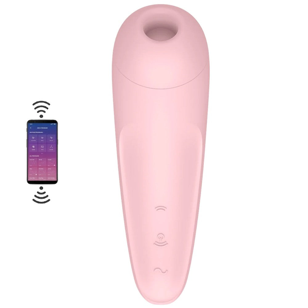 Satisfyer Curvy 2+ Pink Telefon Kontrollü Emiş Vibratör