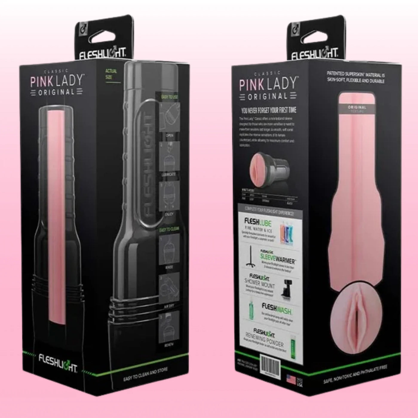 Original Fleshlight Classic Pink Lady Vajina Masturbatör