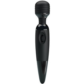 Erox Fairy Wand Güçlü Titreşimli Elektrikli Masaj Aleti-Black