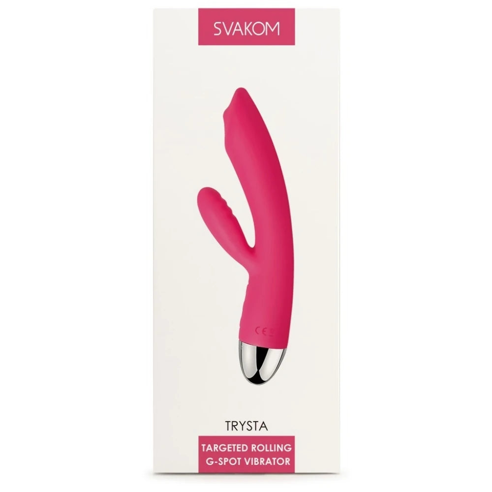 Svakom Trysta Hedefli Dönen G-Spot Rabbit Vibratör-Pink