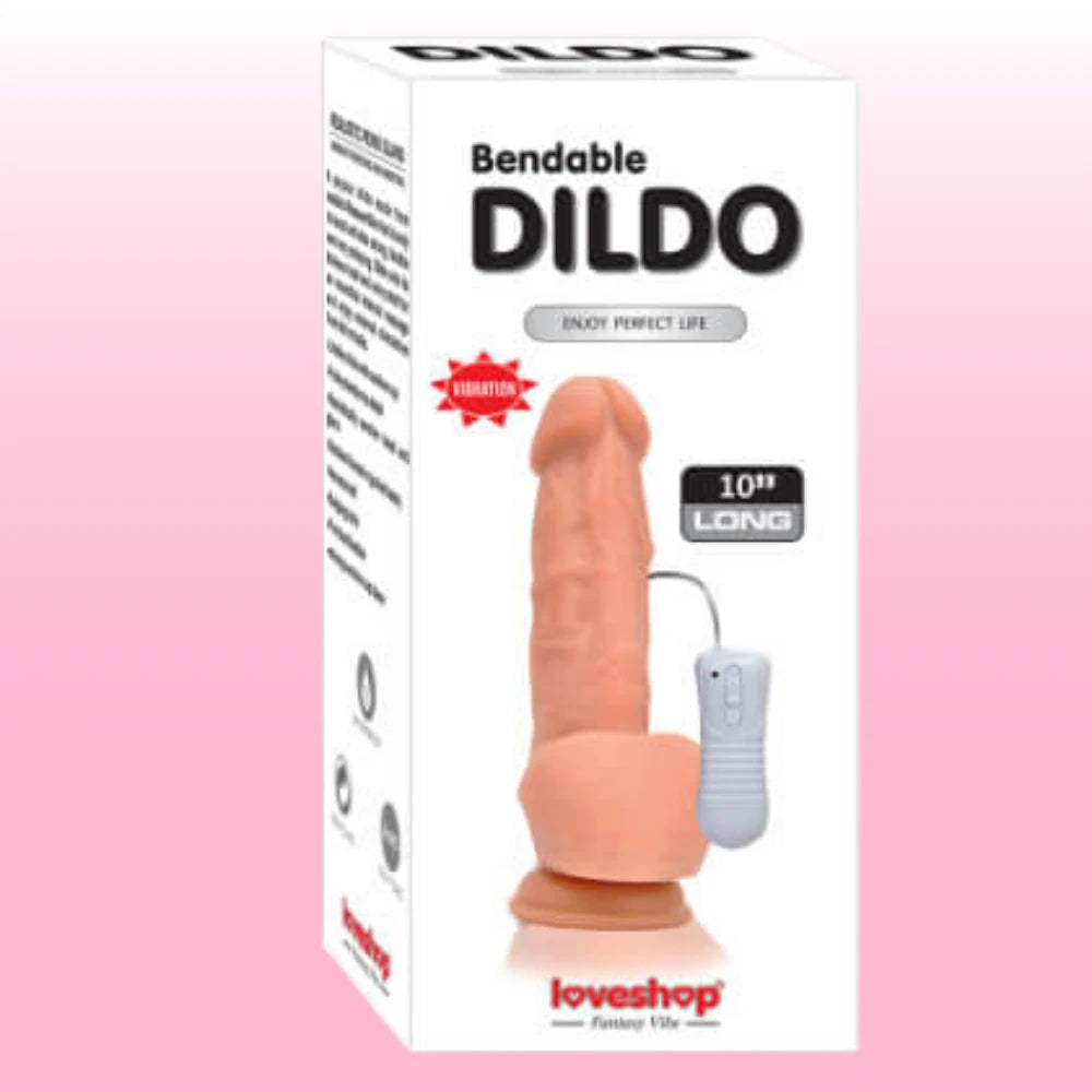 Erox Dildo Series Love Clone 10 İnch Hareketli Titreşimli Realistik Penis
