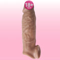 Erox The Sleeve Mega Enlarger Maxx Testis Destekli Realistik Penis Kılıfı