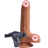 Shequ Crowley Dildo Series Belden Bağlamalı 18 cm Strapon Realistik Penis