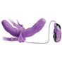 Pipedream Vibrating Double Delight Strapless Strap-On Penis