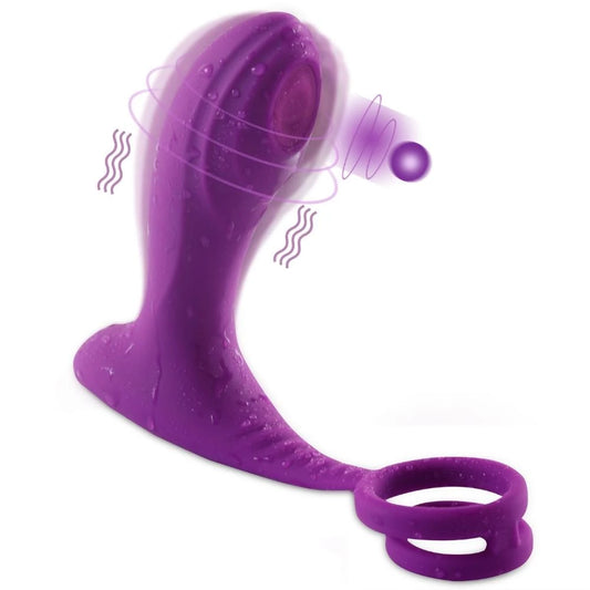 Shequ Mesue Couple Halkalı Prostat Masaj Vibratör