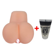 Meyrabest Sexy Çift Girişli Anal Vajinal Yapay Vajina Mastürbatör + Kaydırıcı