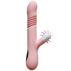 Erox Licking Life İleri Geri Hareketli Klitoral Stimülasyon Vibratör-Pink
