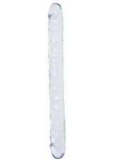 Doc Johnson Cyrstal Jellies 45 Cm Çift Taraflı Realistik Jel Penis-Şeffaf