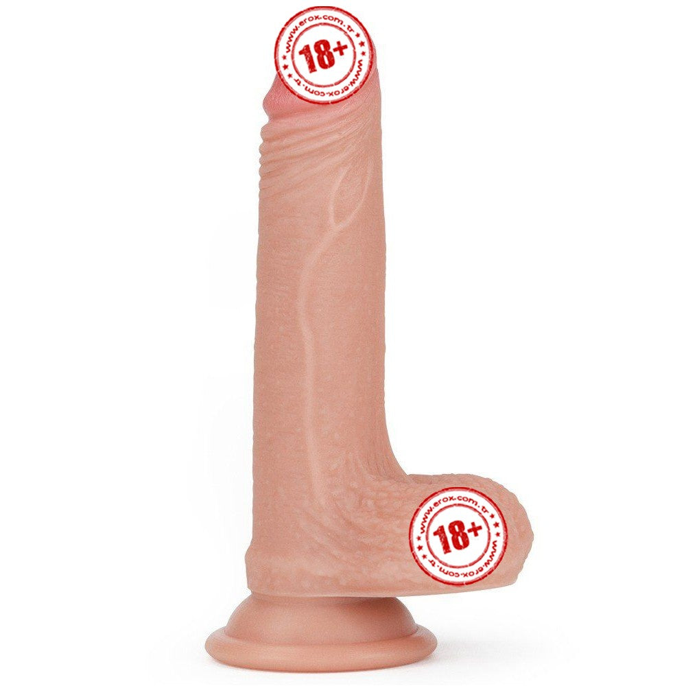 Lovetoy Dual Layered Silicone Cock 18 cm Realistik Penis LV4001F