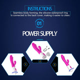 Erox Mix Vibe Curve 30 Modlu Şarjlı Rabbit Vibratör-Pink