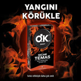 Okey Sıcak Temas 10'lu Prezervatif Kondom