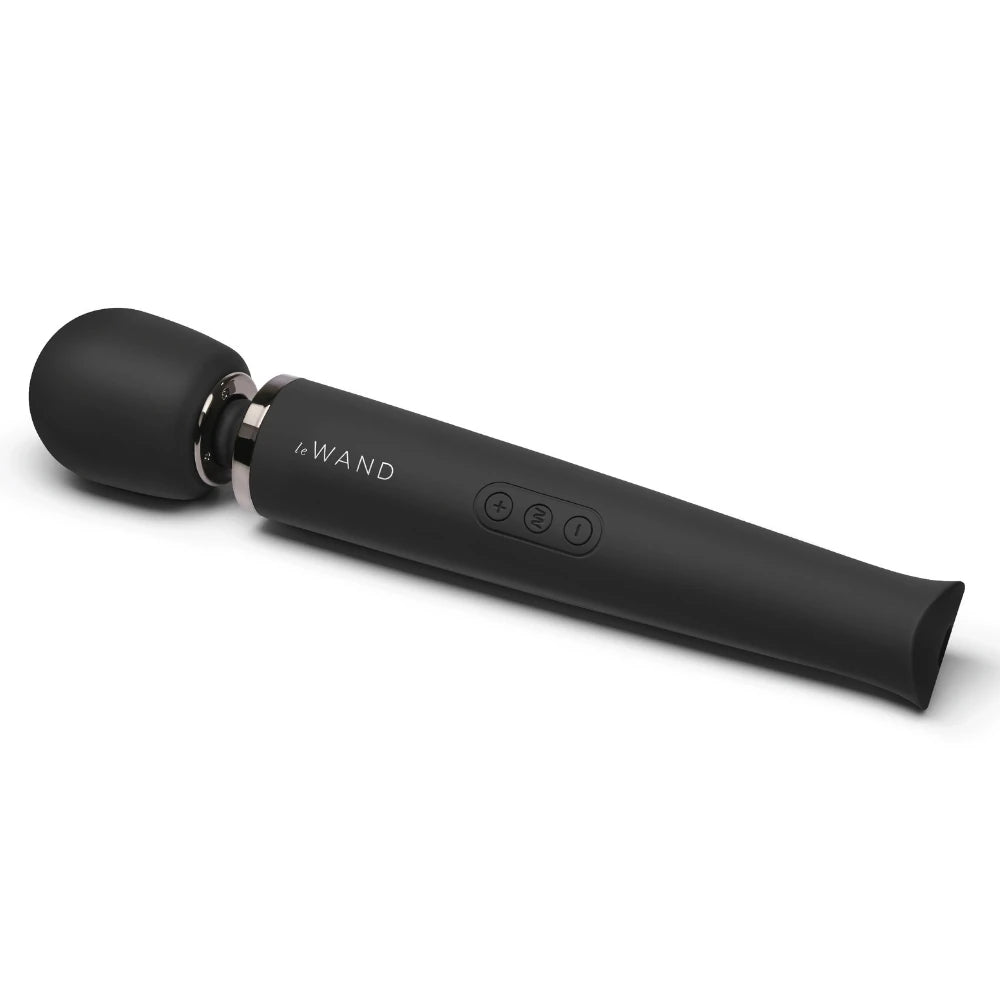 Le Wand Rechargeable Massager Masaj Wand Vibrator Black