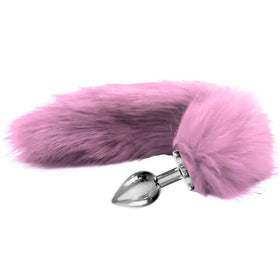 Erox Love The Anal Fantasy Pembe Tilki Kuyruklu Metal Anal Plug