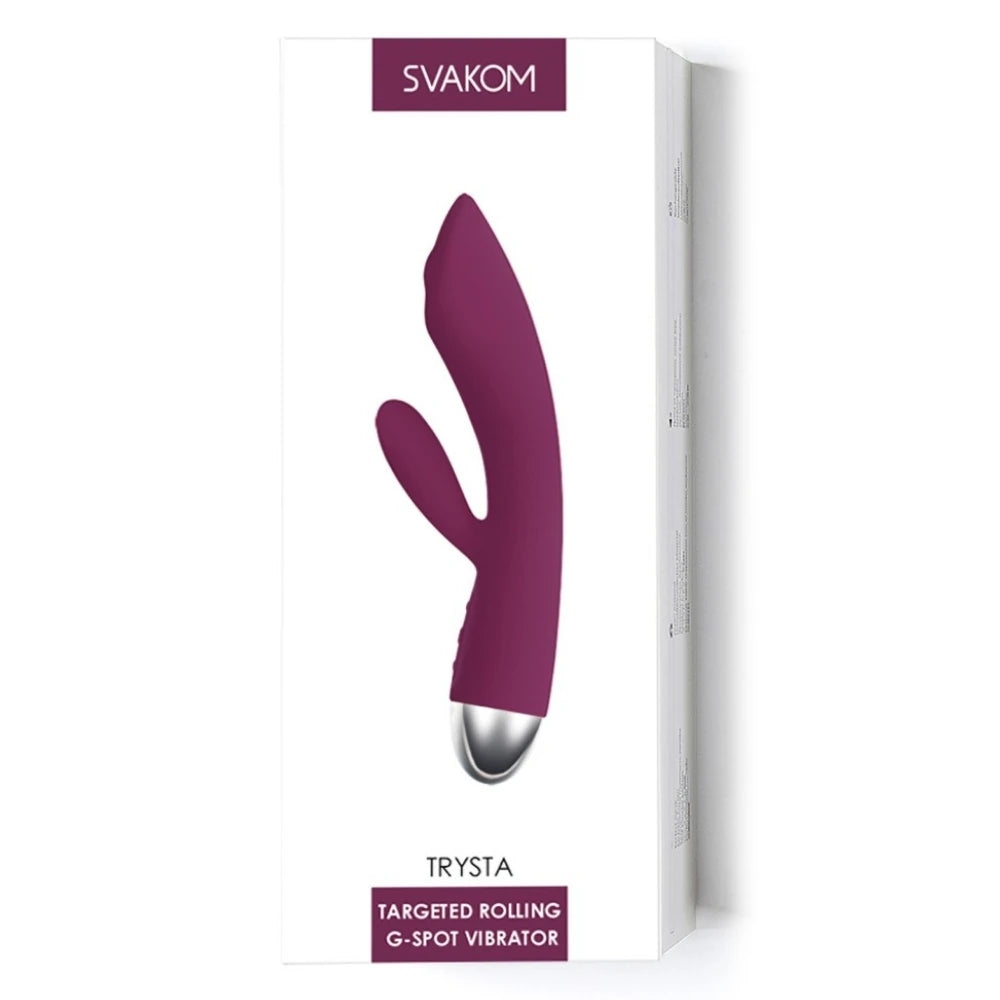 Svakom Trysta Hedefli Dönen G-Spot Rabbit Vibratör-Purple