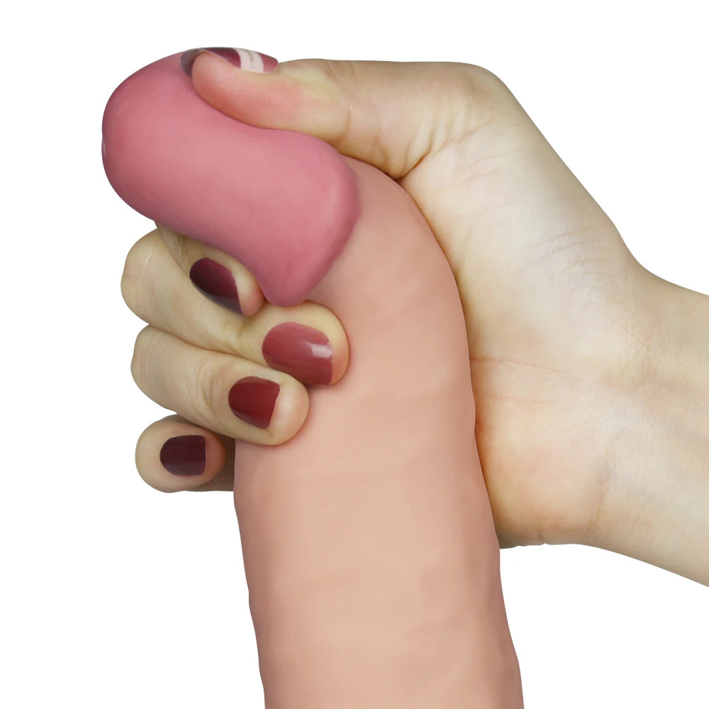 Lovetoy The Ultra Soft Dude Dildo 20 cm Titreşimli Realistik Penis LV1094