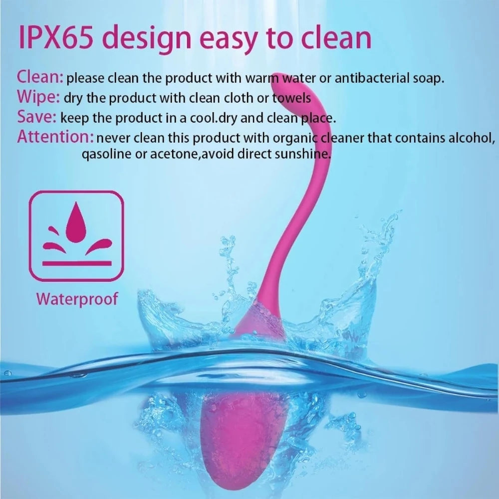 Erox Benwa Balls Uzaktan Kumandalı Kegel Egzersiz Vibratörü-Purple