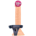 Erox Jelly Strap-On 14.5 cm Belden Bağlamalı Kemerli Realistik Penis