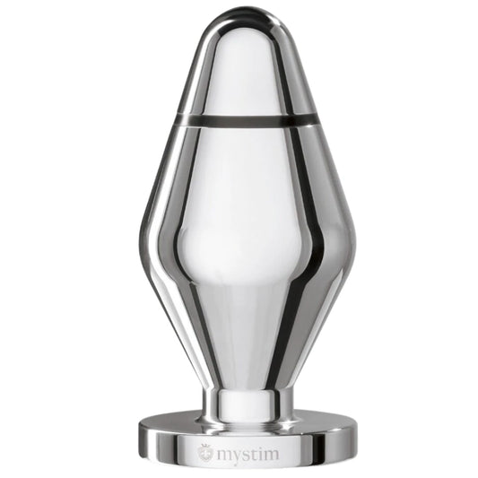 Mystim E-stim Butt Plugs John Metal Anal Plug-Large