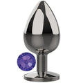 Erox Purple Jewellery Medium Lüks Çelik Anal Plug