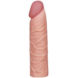 Lovetoy Pleasure X-Tender 3 cm Dolgulu Damarlı Realistik Penis Kılıfı