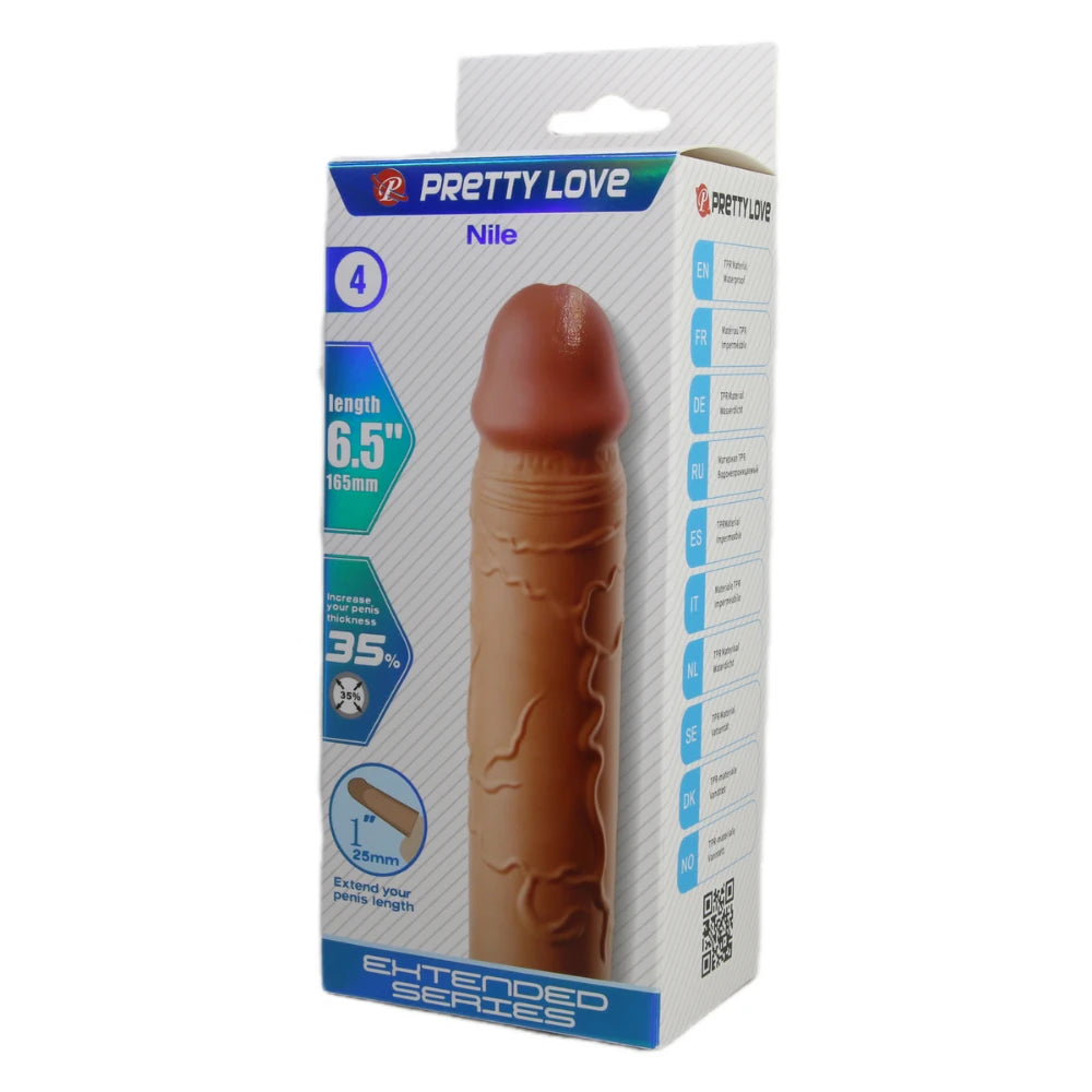 Pretty Love Nile Penis Sleeve Realistik Penis Kılıfı