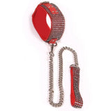 Erox Fetish Fantasy Series Diamond Collar Taşlı Fetiş Tasma-Kırmızıer
