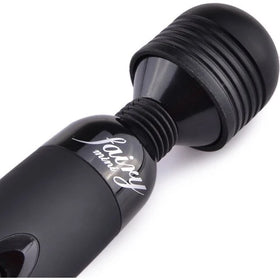 Erox Fairy Wand Güçlü Titreşimli Elektrikli Masaj Aleti-Black