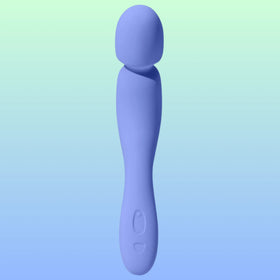 Dame Products Com Wand Massager Blauw Güçlü Masaj Vibratörü