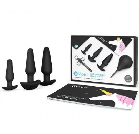 B-Vibe Anal Training Education Black Anal Alıştırıcı Set