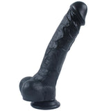 Xise Dildo Series Adonis 18 cm Realistik Zenci Penis XS-WBC10018-Black