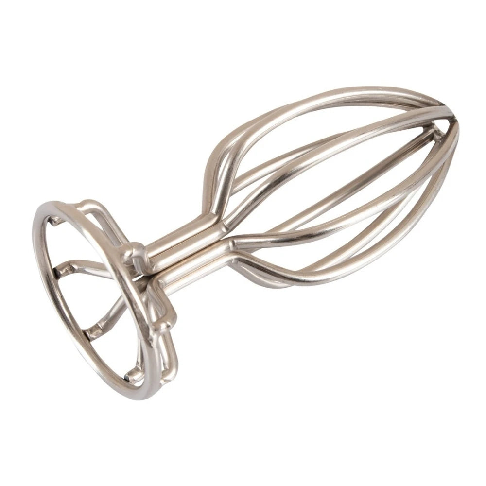 Anos Finest Butt Wear Metal Cage Butt Plug Metal Anal Plug