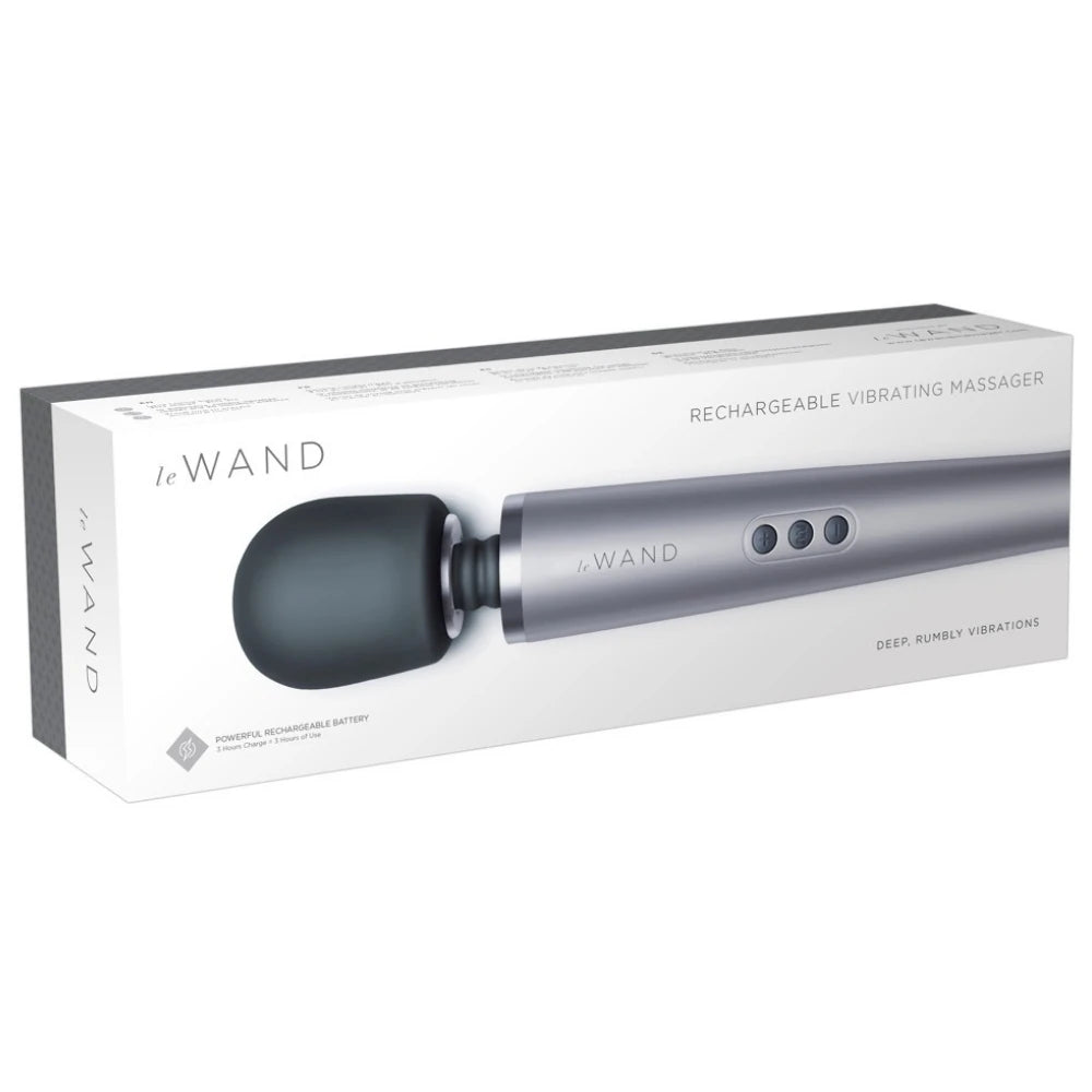 Le Wand Rechargeable Body Wand Massager Masaj Aleti-Gray