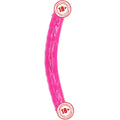 Erox Double Ended Jelly Dildo 30 cm Çift Taraflı Jel Penis-Pink