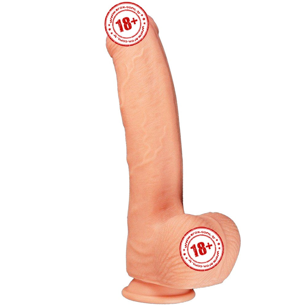 Lovetoy Dual Layered Platinum Silicone Cock 28 cm Realistik Penis LV411011