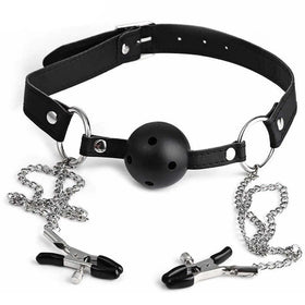 Erox Fetish Fantasy Series Breathable Ball Gag Göğüs Klipsi