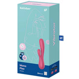 Satisfyer Mono Flex Telefon Kontrollü Rabbit Vibratör-Red