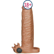 Lovetoy X-Tender Titreşimli 5 Cm Dolgulu Melez Realistik Penis Kılıfı