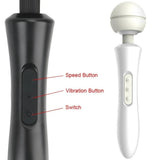 Erox Magic Wand Slide Massager Masaj Wand Vibratör