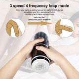 Shequ Gia İleri Geri ve Dönebilen Çift Hareketli Vajina Mastürbatör JC-MA70036